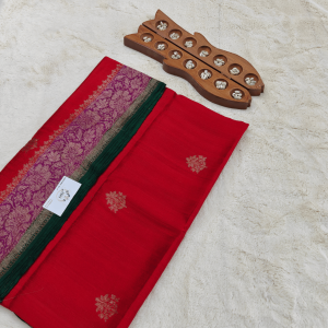 Pure Banarasi Silk Saree Red