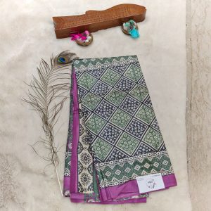Tussar Sarees (Olive Green)