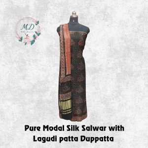 Pure Modal Silk Salwar (Elegant Black)