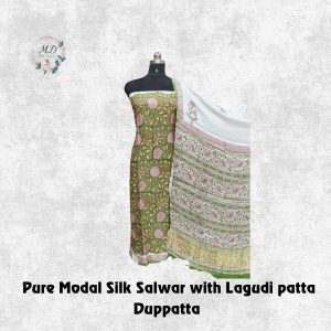Pure Modal Silk Salwar ( Pista Green)
