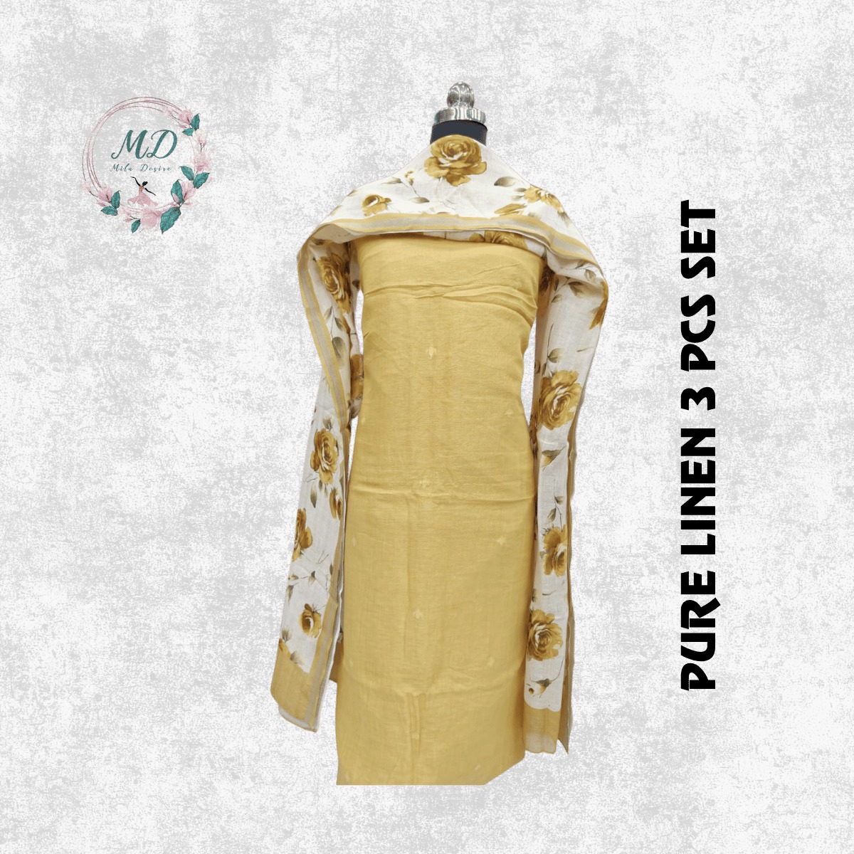 Pure Linen(Pastel Linen Beige) - Image 2