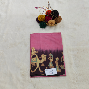 Imported modal sarees with shibori concept Hand-blocks