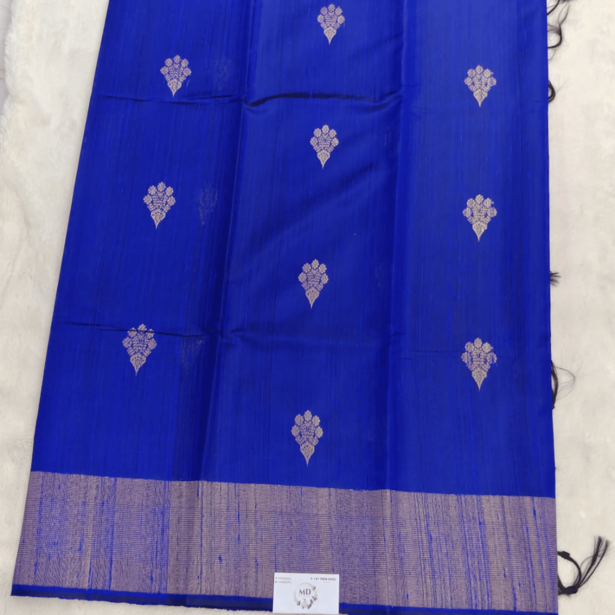 Pure Dupion Raw Silk Saree - Image 2