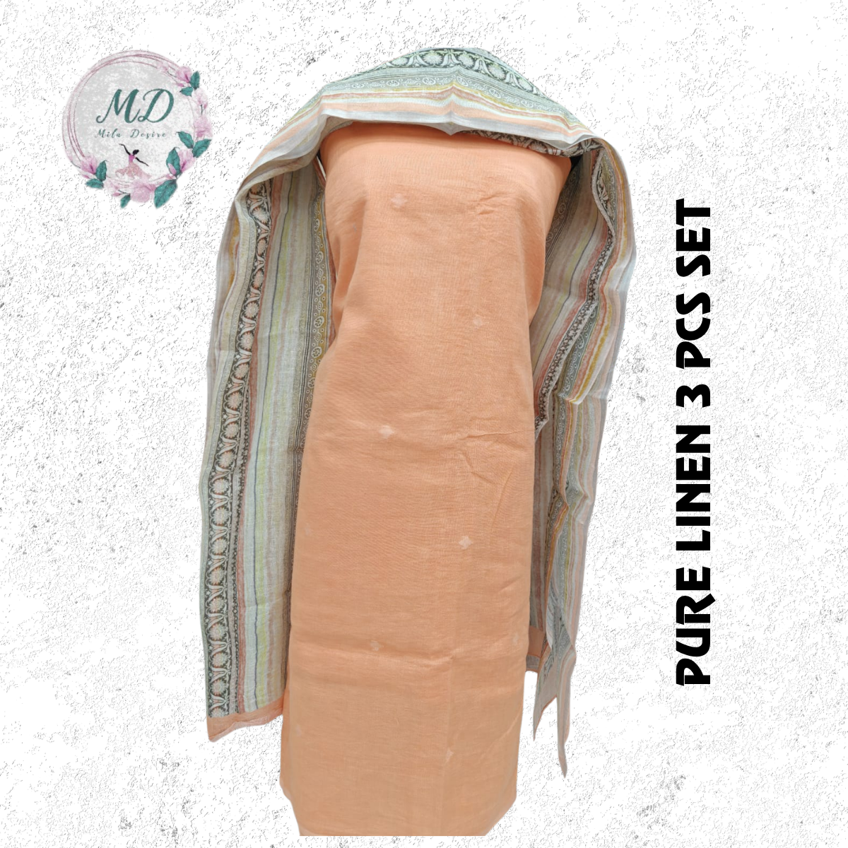 Pure Linen(Soft Peach Beige) - Image 2
